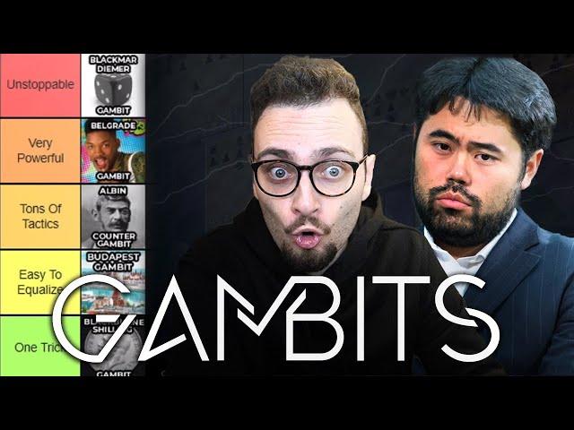 The Chess GAMBITS Tier List ft. Hikaru Nakamura