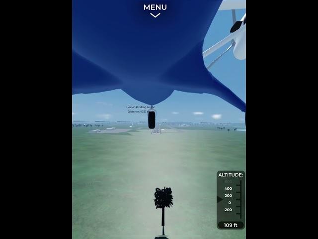 Butter landing in flight master