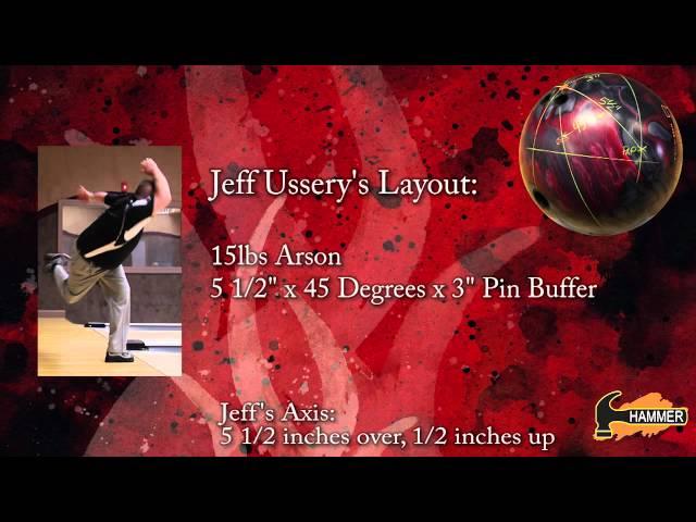 Hammer Arson bowling ball presented by HammerBowling.com