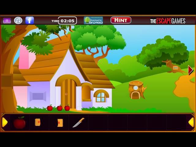 Garden Wooden House Escape -- Walkthrough