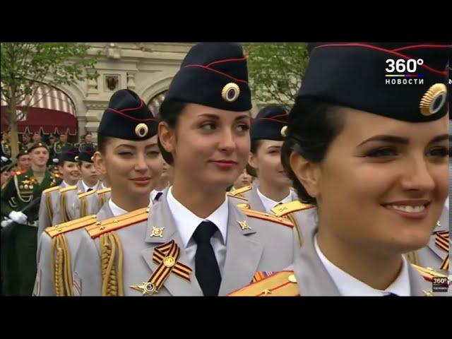 Russian Army  in skirts march. Bella Ciao.