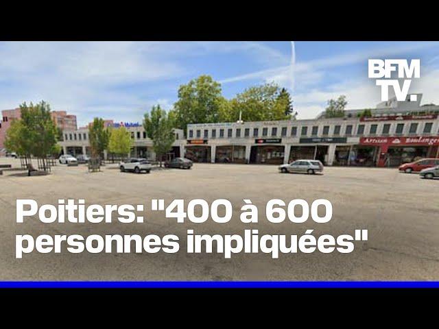 Fusillade à Poitiers: "des centaines de personnes impliquées" et au moins cinq blessés par balles