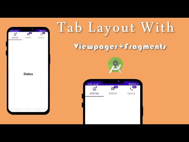 Tablayout with Different Fragments and ViewPager in Android Studio 2021