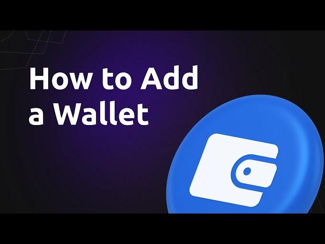 Adding a Wallet | GRIN4