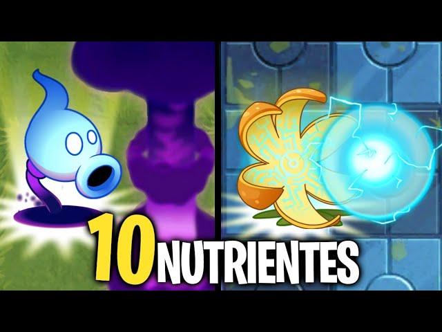 10 MEJORES NUTRIENTES en PVZ 2