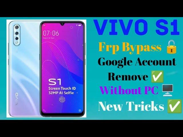 VIVO S1(1907) Frp Bypass/Google Account Unlock/Without Pc/New Tricks 2024/25/ Android13/14 #frp