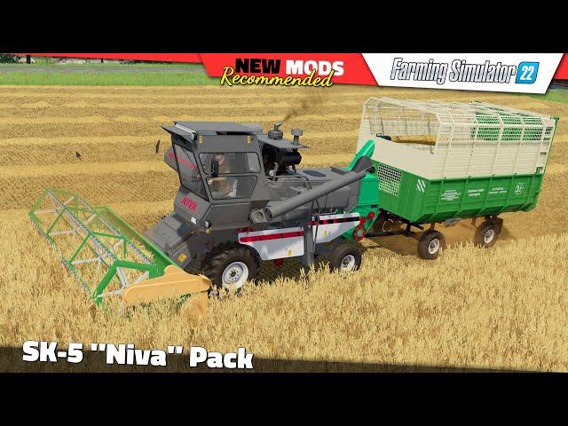 FS22 | SK-5 "Niva" Pack - Farming Simulator 22 New Mods Review 2K60