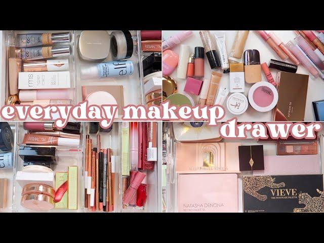 VLOGMAS DAY 21: my everyday makeup drawer makeover! - *shop my stash*  2024