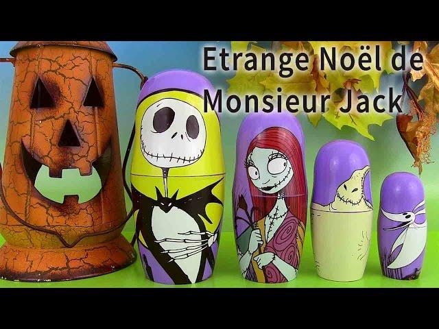 Poupées Russes Surprise Halloween Nesting Dolls Etrange Noël de Mr Jack Skellington