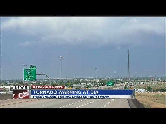 Tornado spotter talks about funnel spotted by DIA