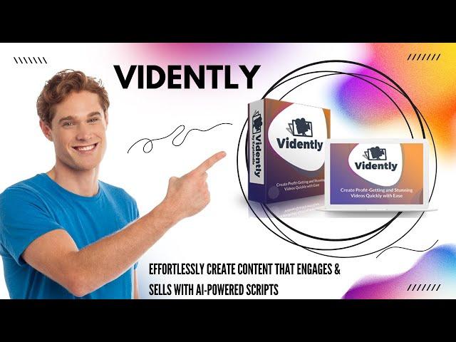 Introducing Vidently - Effortless, Professional & Cost-effective! #vidently