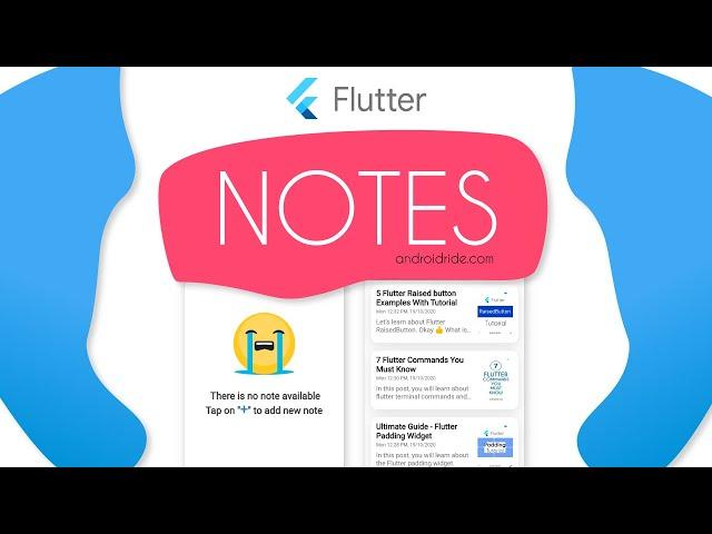 Flutter Note-Taking App With Image Storing Feature Using Provider, Sqflite and ImagePicker