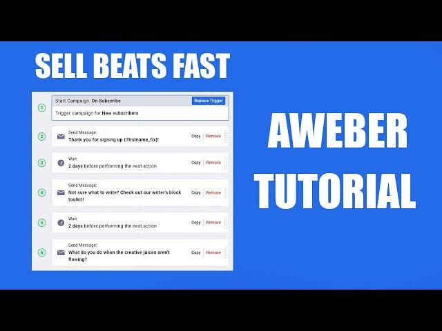 How To Set Up a Email Marketing List (Aweber x Beatstars)