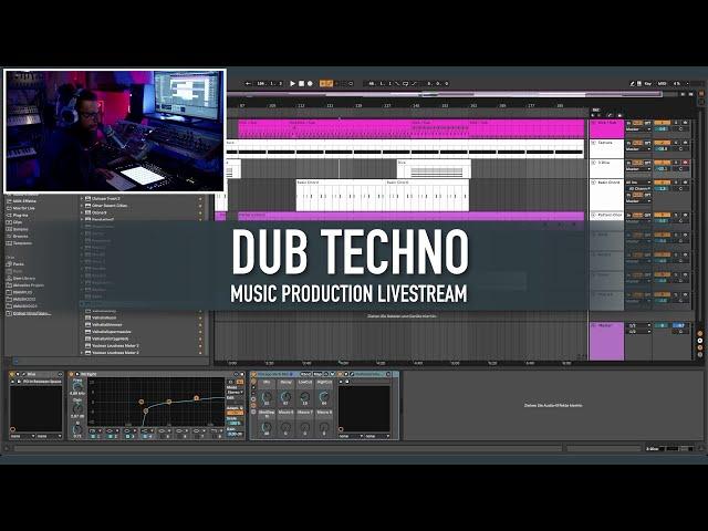 Dub Techno Music Production Livestream (with Luftrum Dub Diva)