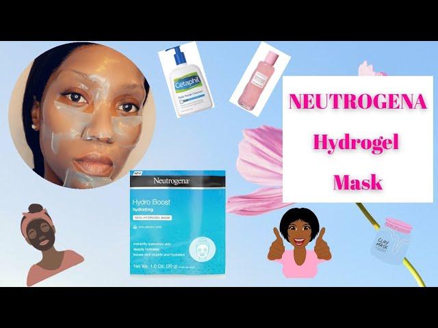 Neutrogena Hydro Boost Hydrogel Mask| Demo & Review| TerhiaLavonTv