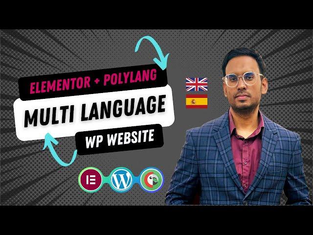 How to create a multi language website using Polylang and Elementor in WordPress tutorial