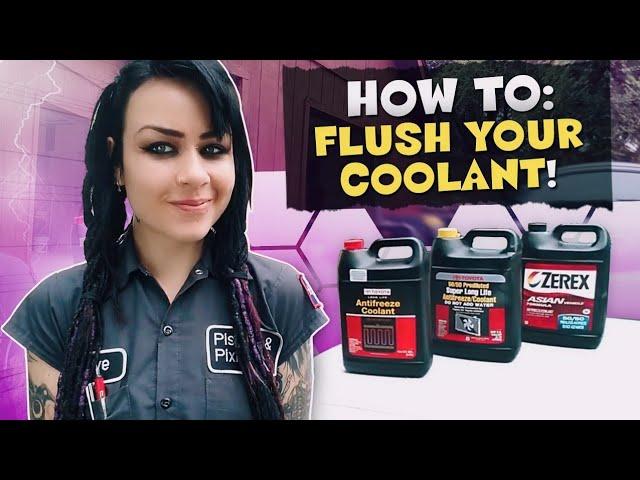 How to Flush Your Coolant! (at home, without any fancy tools) featuring various Toyotas!