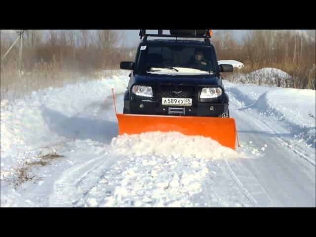 Снегоуборочный отвал для а/м УАЗ Патриот