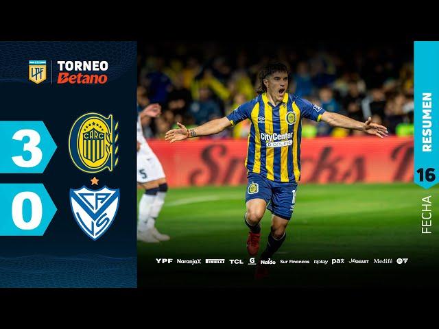 ROSARIO CENTRAL 3 - 0 VÉLEZ I Resumen del partido | #TorneoBetano 2024