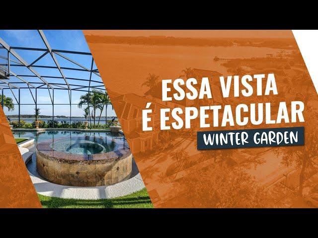 CASA ALTO PADRAO COM VISTA PARA O LAGO - WINTER GARDEN, FLORIDA