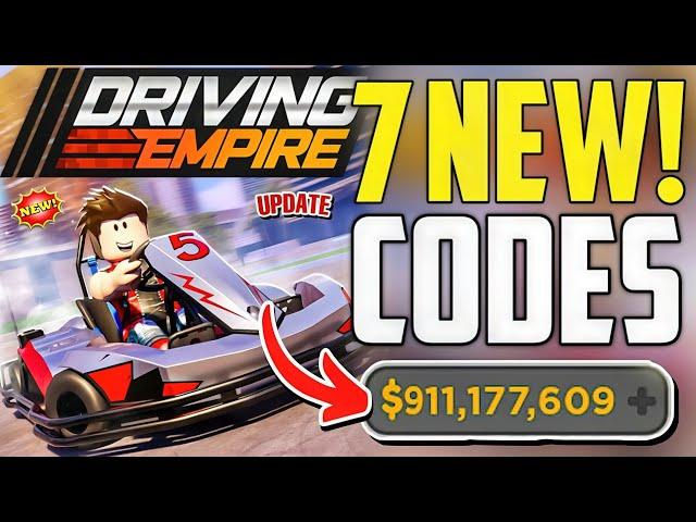 ️McLaren️DRIVING EMPIRE ROBLOX REDEEM CODES 2024 - DRIVING EMPIRE CODES