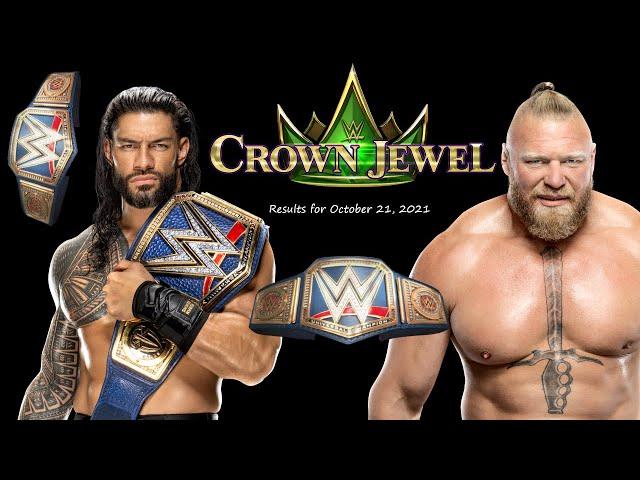 WWE Crown Jewel 2021 Results