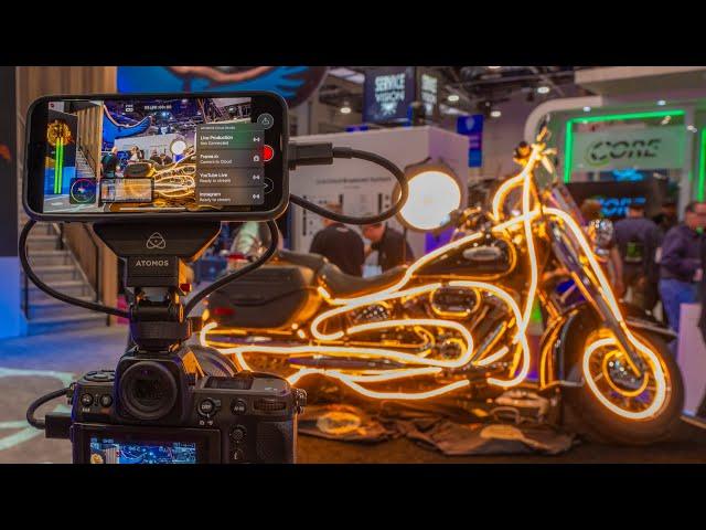 Atomos Ninja Phone & Sun Dragon LED Light Discussed with CEO Jeromy Young