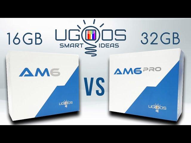 New!!! Ugoos AM6 Pro 4GB 32GB vs AM6 2GB 16GB vs GT King 4GB 64GB TV Box