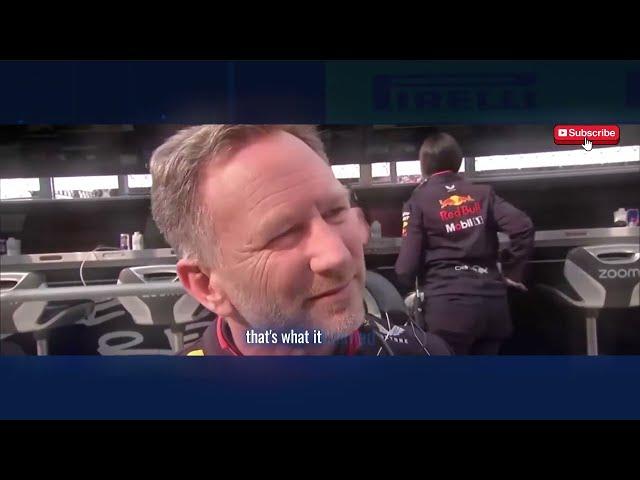 Christian Horner says "20 seconds penalty is too harsh" in the Post-Race Interview at the MexicanGP