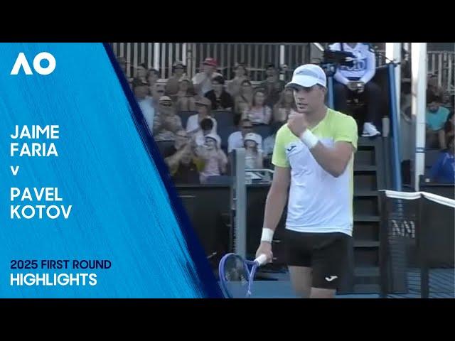 Jaime Faria v Pavel Kotov Highlights | Australian Open 2025 First Round