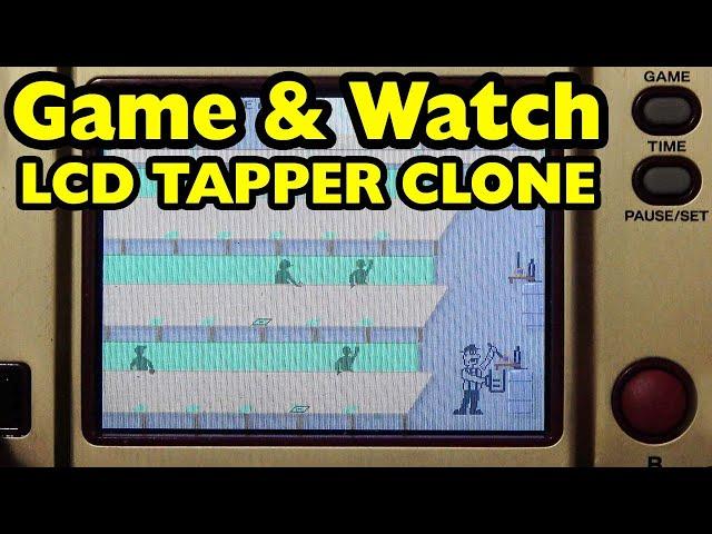 Game and Watch LCD Tapper Clone