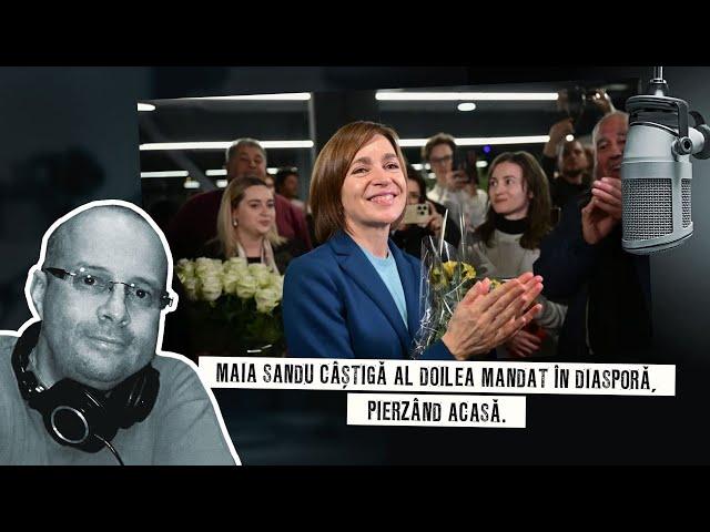 Maia Sandu câștigă al doilea mandat în diasporă și pierzând acasă