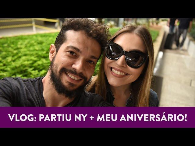 Vlog: partiu NY + meu aniversário!