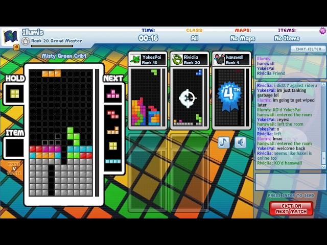 [Tetris Friends] multiplayer with osu! friends (29-05-2019, part 3)