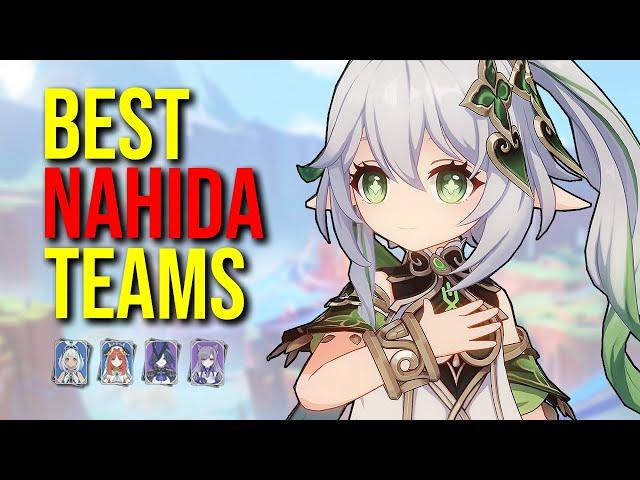 TOP 5 BEST Nahida Teams YOU NEED TO TRY in 2024!! | Genshin Impact (5.1)