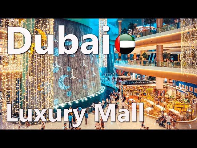 Luxury Mall in Dubai 4K Dubai Mall Walk