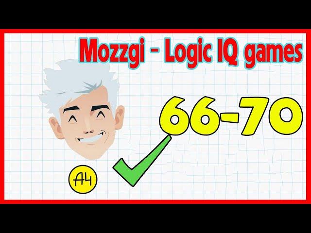 Mozzgi Logic IQ Level 66 67 68 69 70 Solution Walkthrough