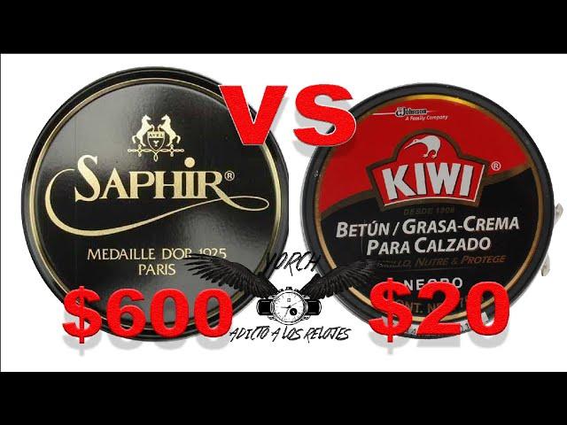 CERA DE $600 VS CERA DE $20. SAPHIR VS KIWI. MI YORCH STYLE