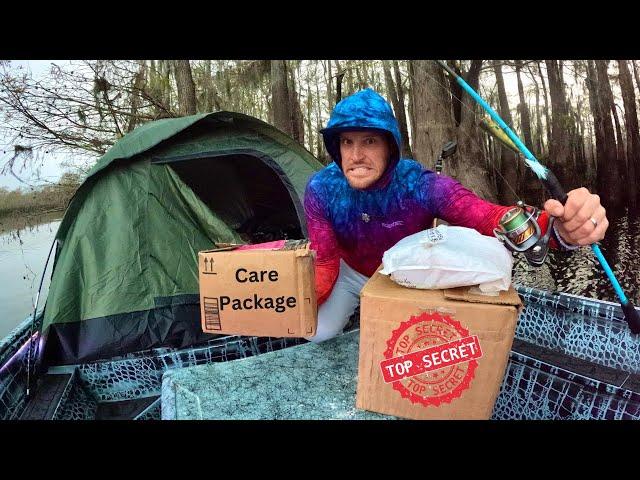 2 Days Eat Only What I Catch In The SWAMP Using ONLY Subscriber Baits!