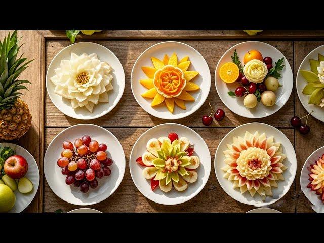 Carving Radish: Carve A Radish Into A Butterfly Artwork #fruit #fruitcutting