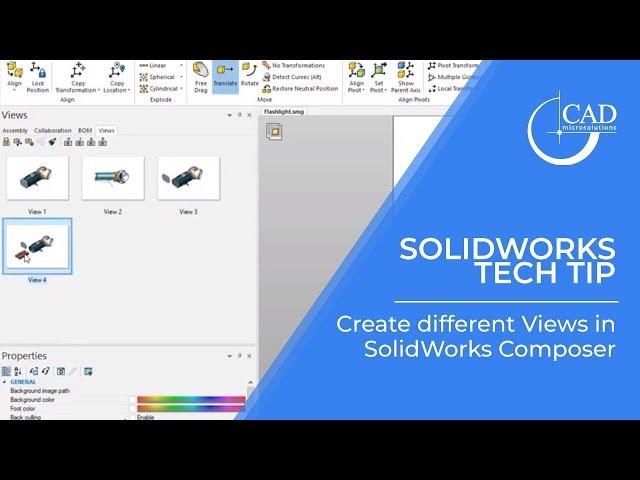 Tech Tip Tuesday: Basics of SolidWorks Composer View Creation