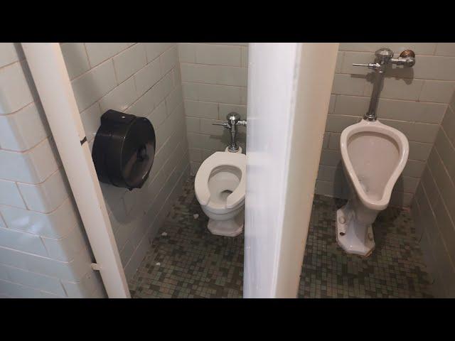 [203] 1960 American Standard Madstone Urinal and Madera Toilets at UTC Cadek Hall