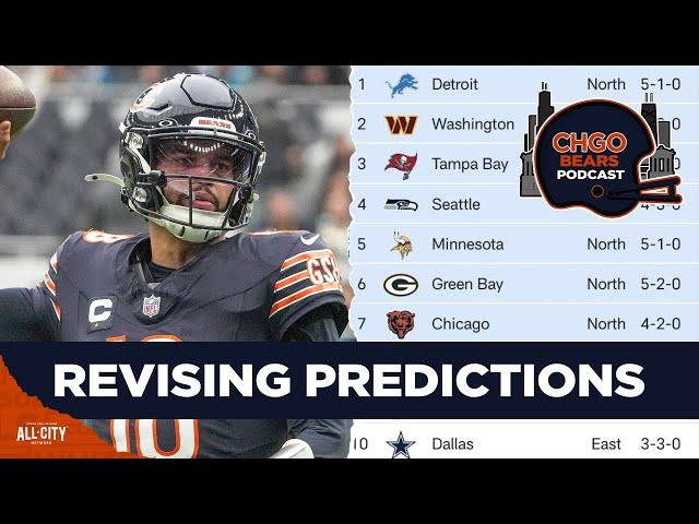 UPDATED PREDICTIONS: The Chicago Bears final record will be… | CHGO Bears Podcast