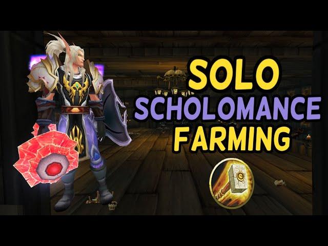 TBC Classic Paladin Scholomance Solo Farm