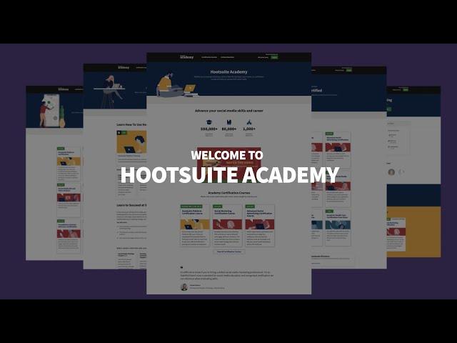 Welcome to Hootsuite Academy