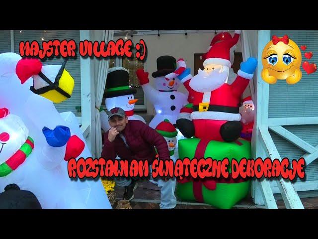 Majster Village Świąteczne Dekoracje Nareszcie ogarnąłem podwórko Wazzup :)