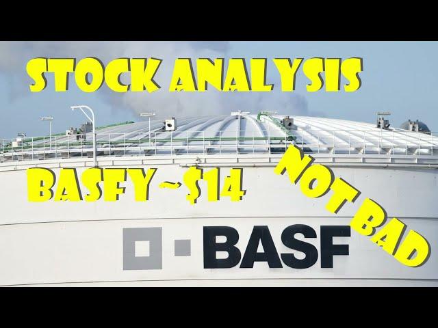 Stock Analysis | BASF (BASFY) | NOT BAD