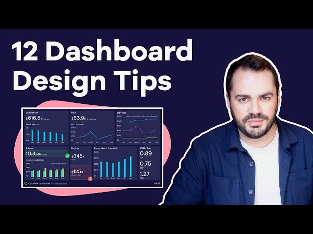 12 Dashboard design tips for better data visualization