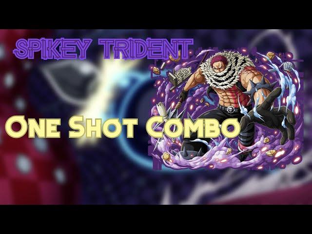 Spikey Trident One Shot Combo | Blox Fruits (cake prince)