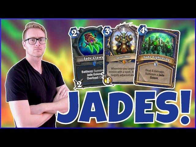 Hearthstone | Jade Army! | Wild Jade Shudderwock Shaman | Rise of Shadows